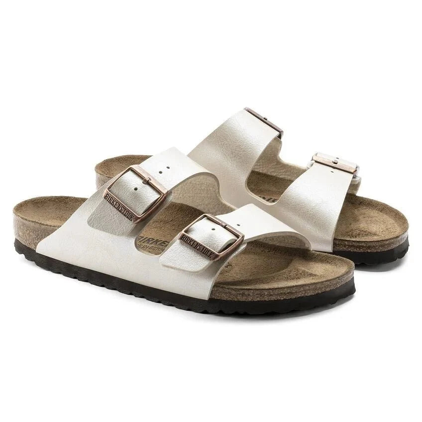 Birkenstock - Arizona Graceful Pearl White Birko-Flor