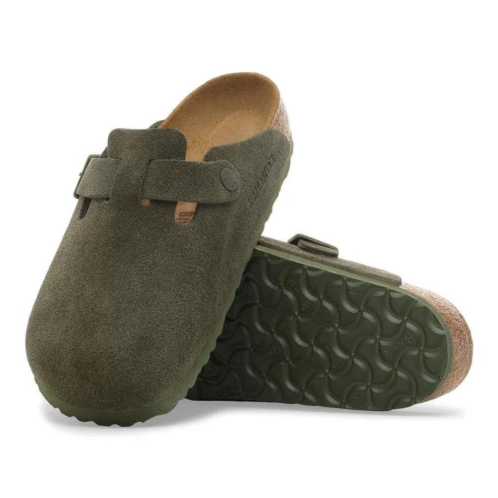 Birkenstock - Boston Thyme Suede Leather