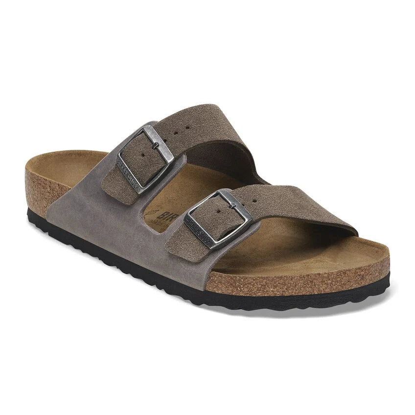 Birkenstock - Arizona Concrete Gray Mixed Leather