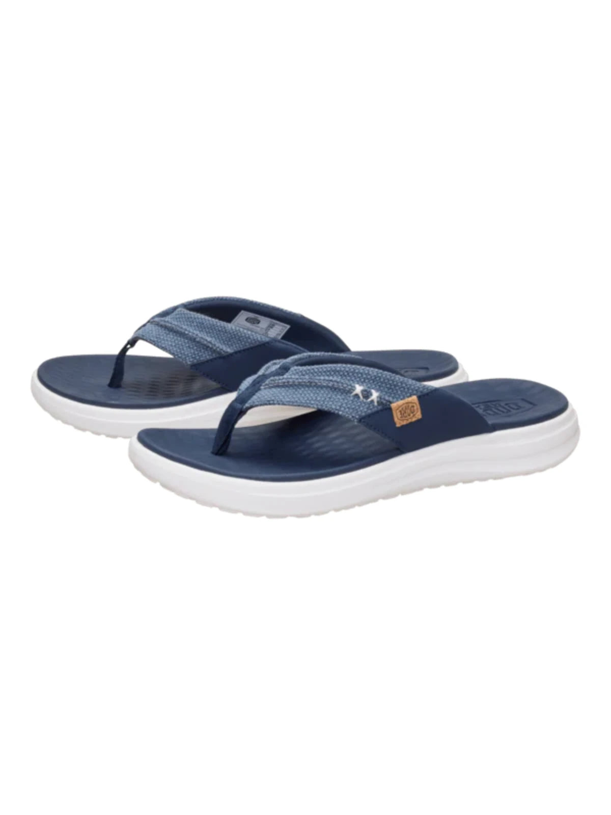 Hey Dude Flip Flop - Finn Flip Braided Navy