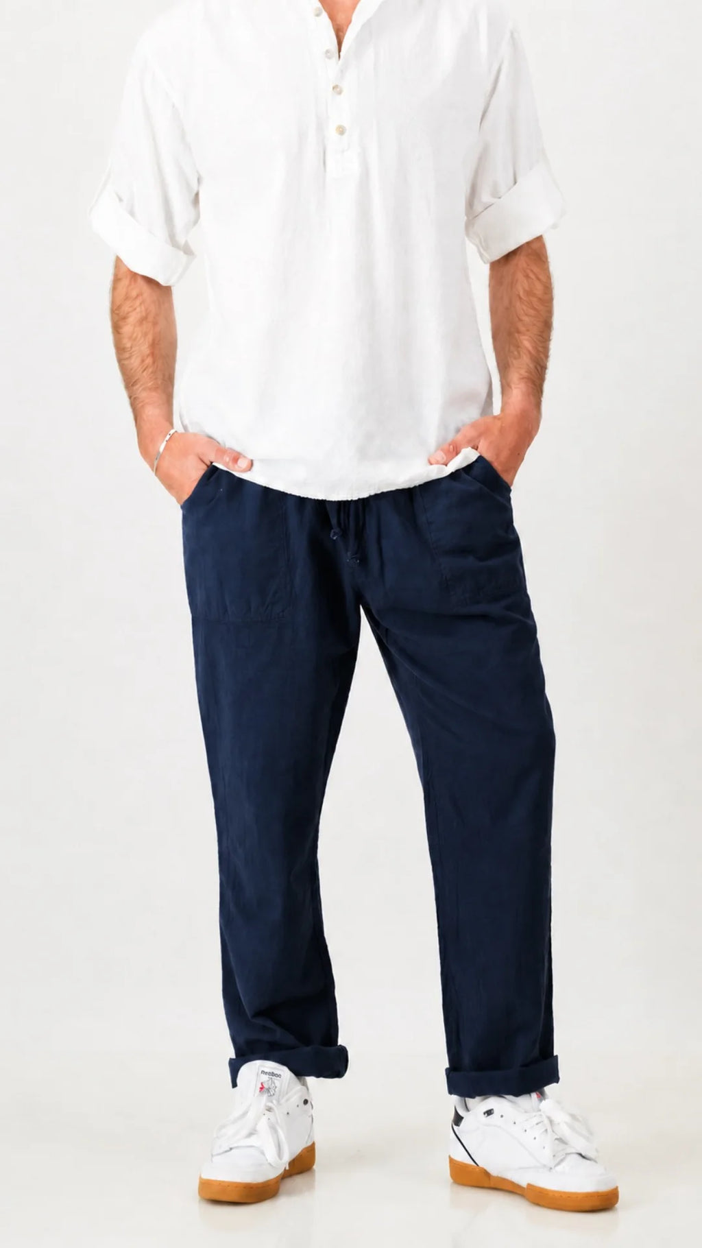Just Cruizin Mens Pants - Sean Cotton Drawstring Pants