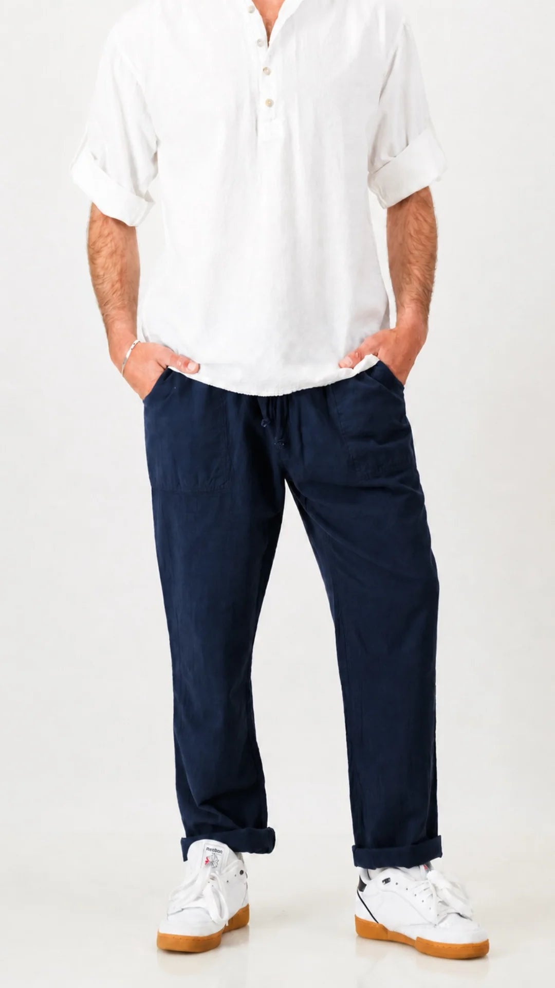 Just Cruizin Mens Pants - Sean Cotton Drawstring Pants