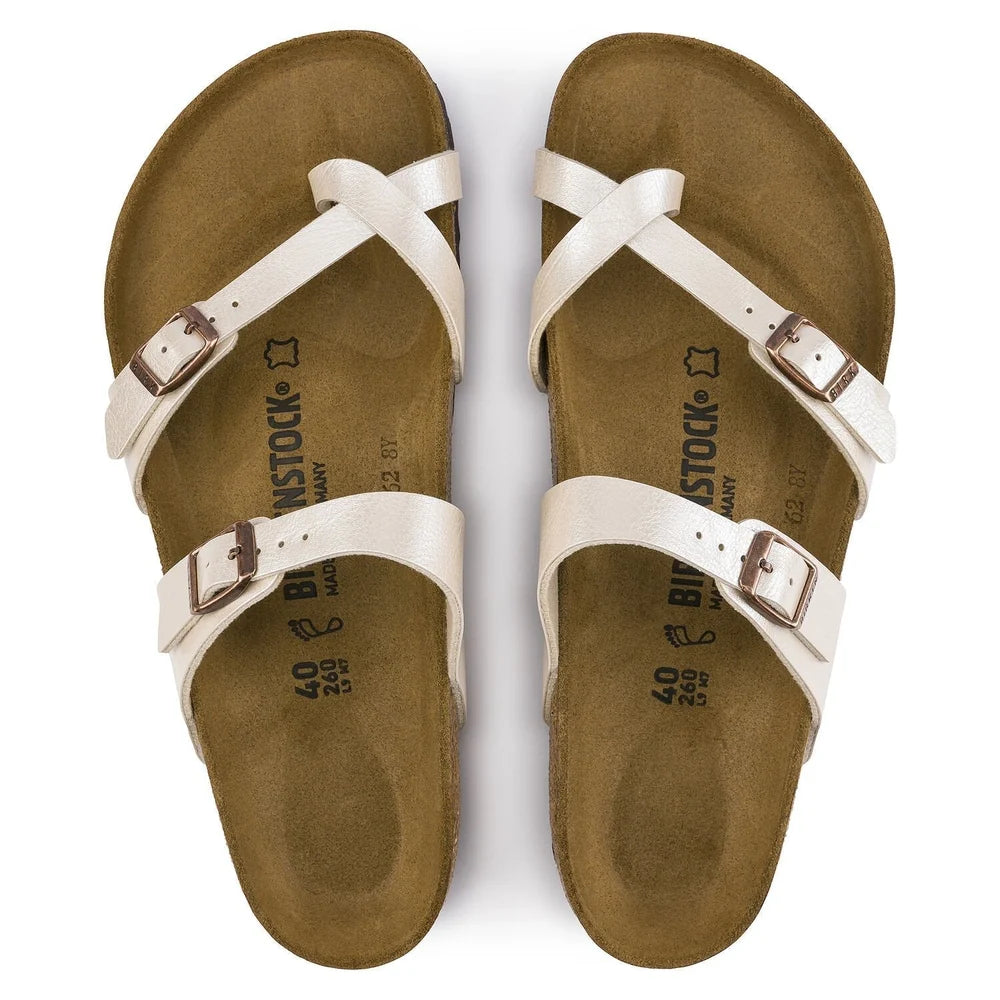 Birkenstock - Mayari Graceful Pearl White Birko-Flor