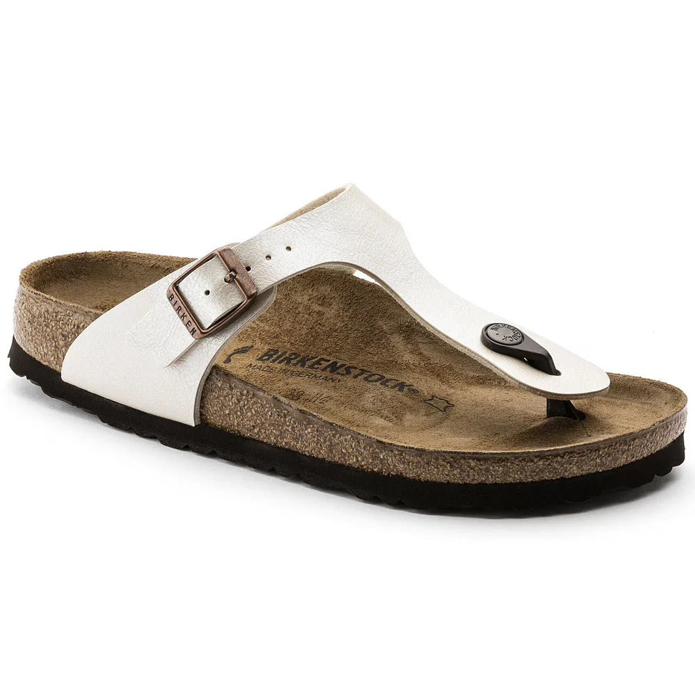 Birkenstock - Gizeh Graceful Pearl White Birko-Flor