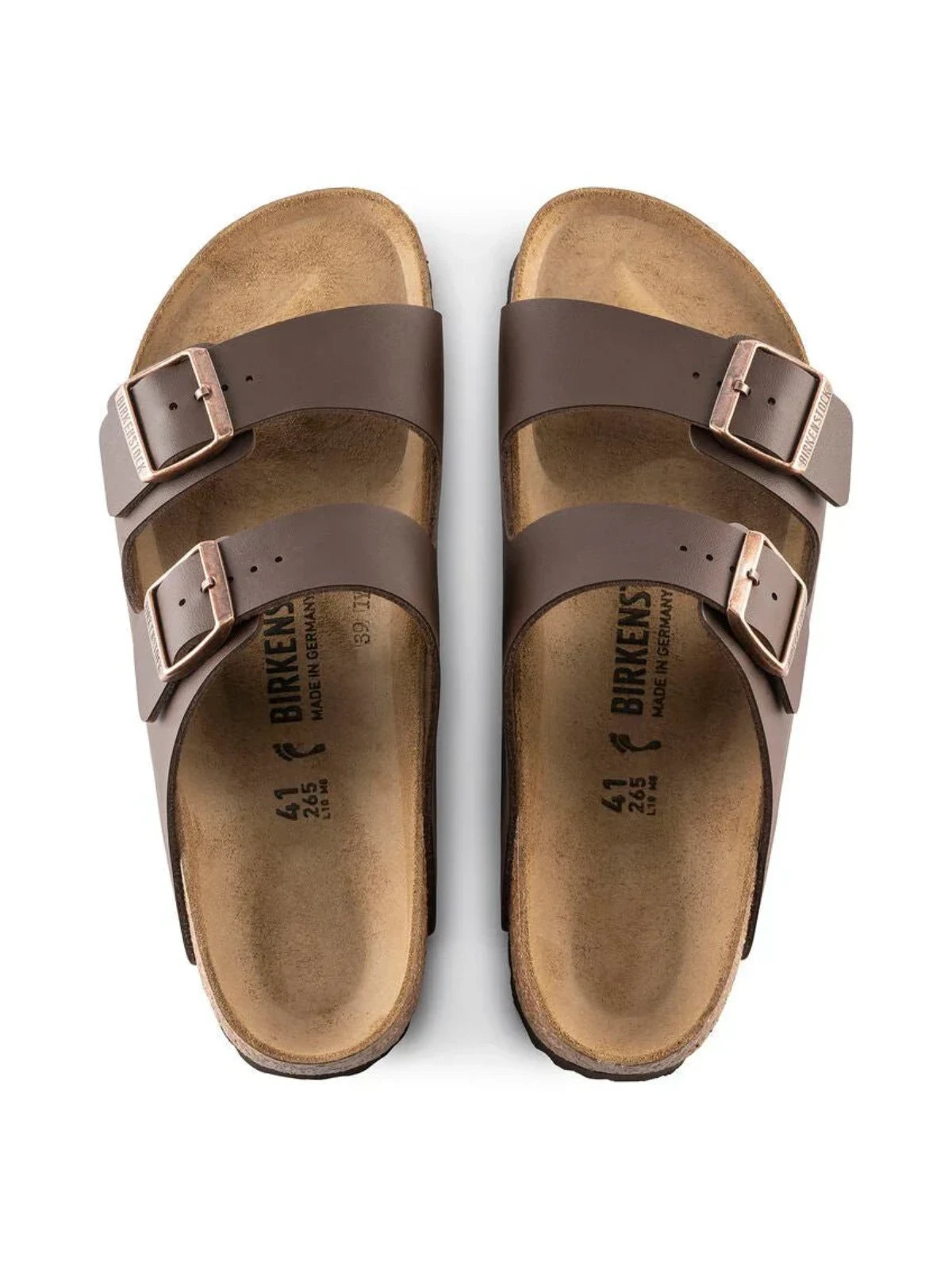 Birkenstock - Arizona Dark Brown Natural Leather