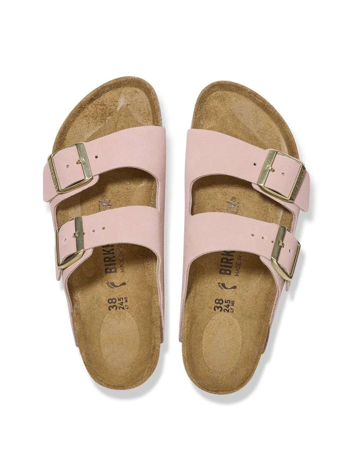 Birkenstock - Arizona Light Rose Suede Leather