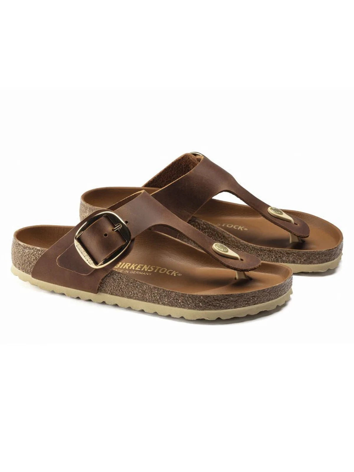 Birkenstock - Gizeh Big Buckle Cognac Oiled Leather