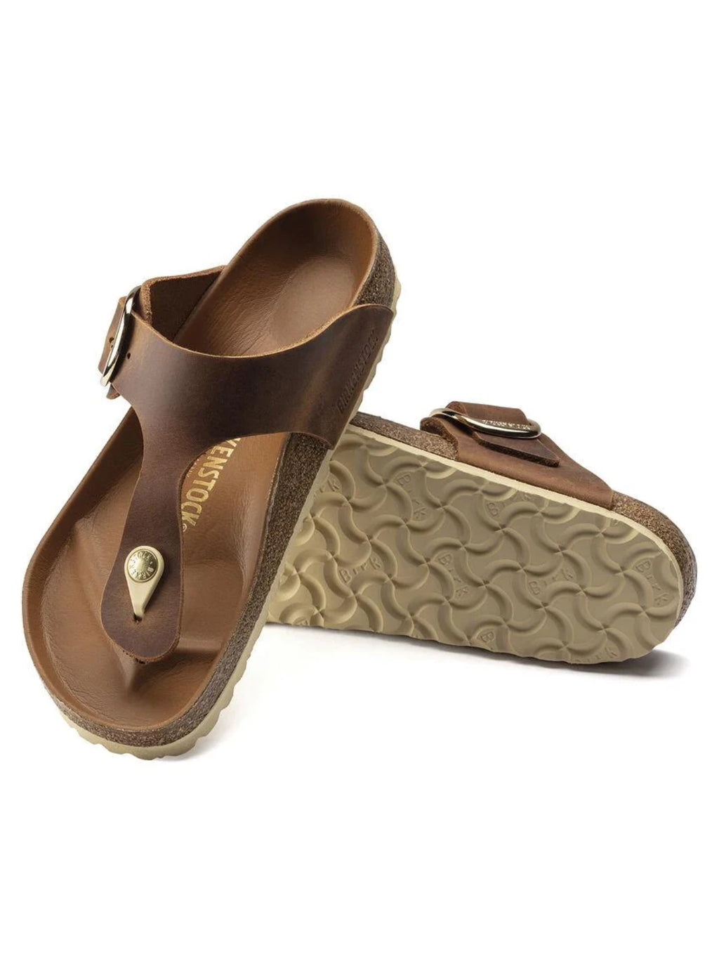 Birkenstock - Gizeh Big Buckle Cognac Oiled Leather
