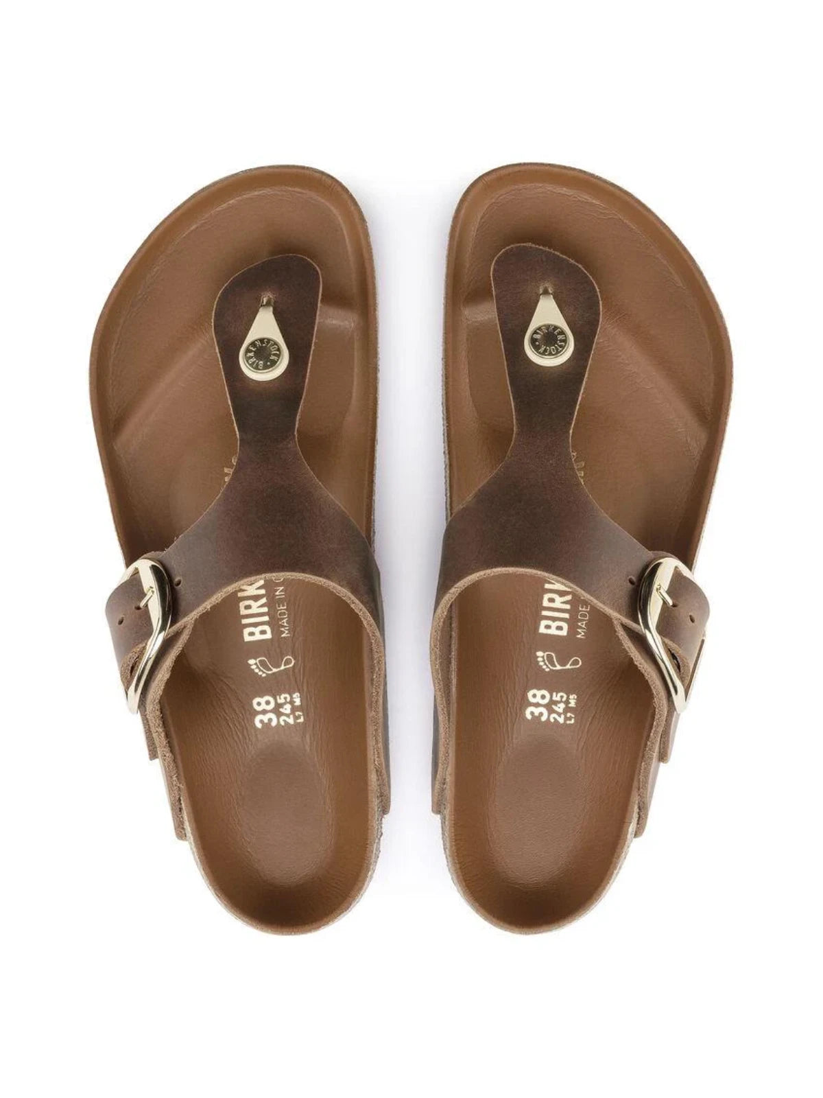 Birkenstock - Gizeh Big Buckle Cognac Oiled Leather