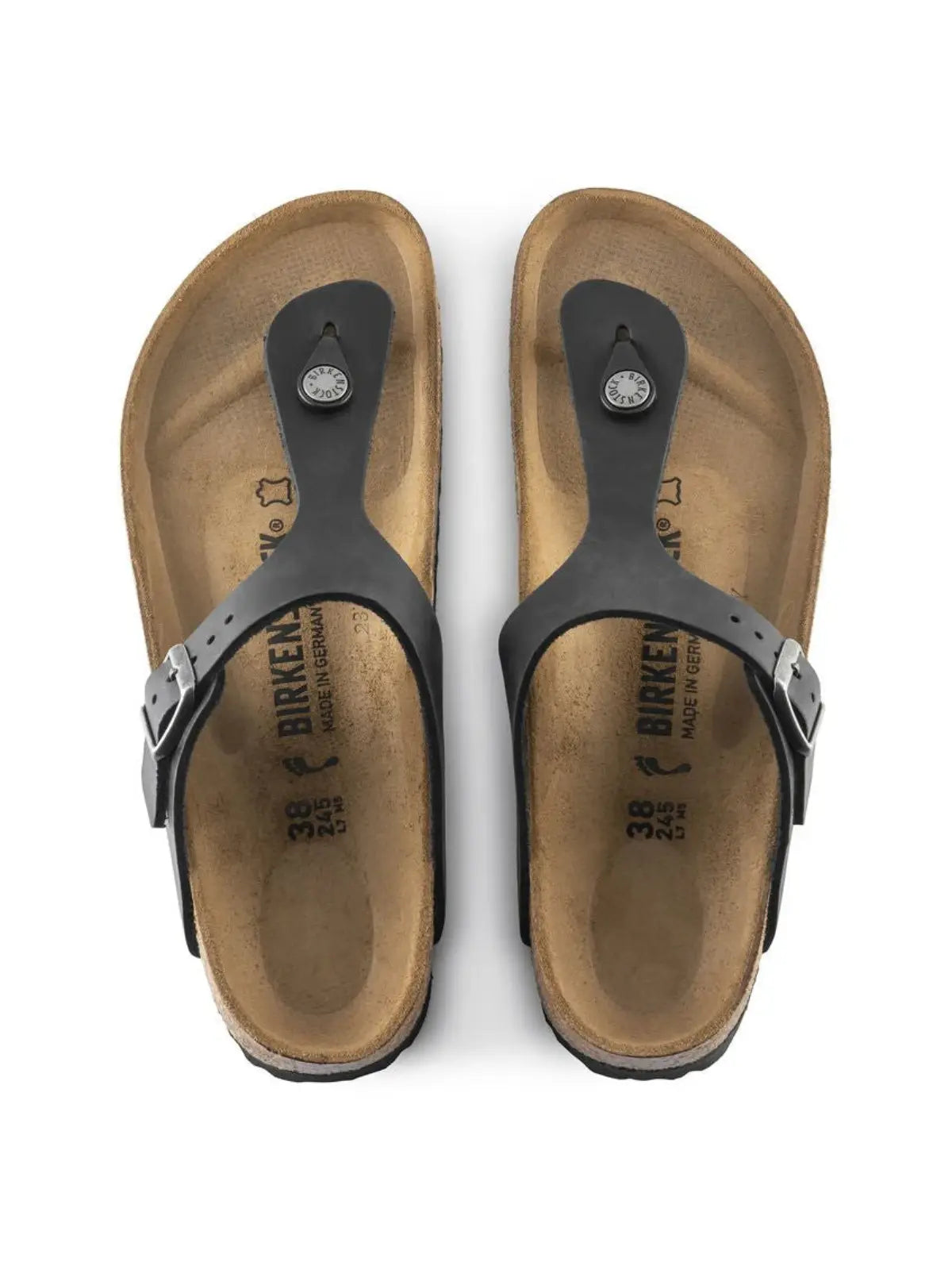 Birkenstock - Gizeh Black Oiled Leather