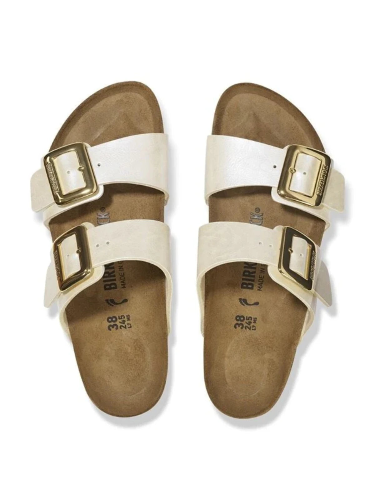 Birkenstock - Sydney Cushion Buckle Graceful Pearl White Birko-Flor