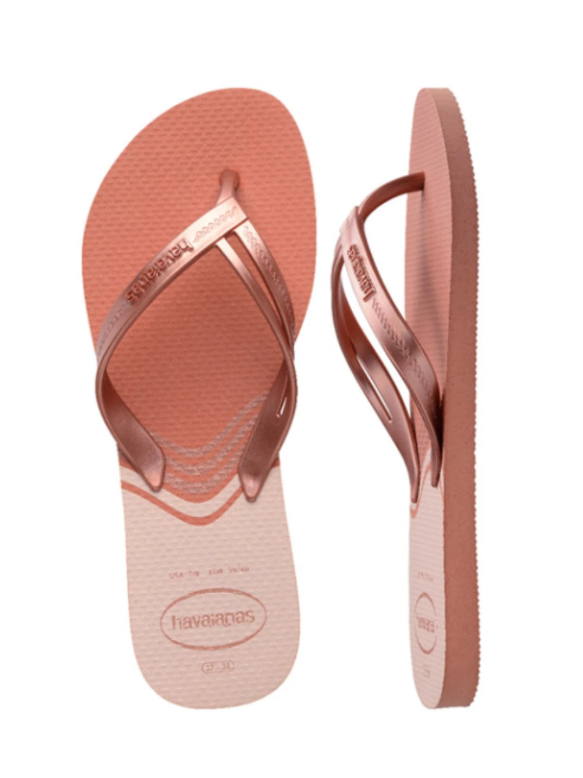 Havaianas Ladies - Elegance Print Pink Clay
