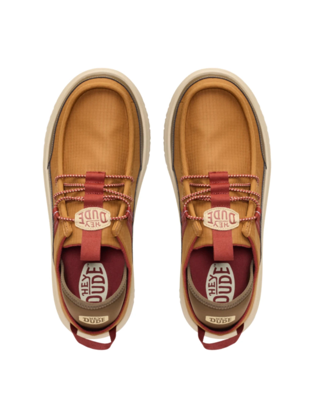 Hey Dude Mens - Bradley Blipper Nylon Bone Brown-Multi