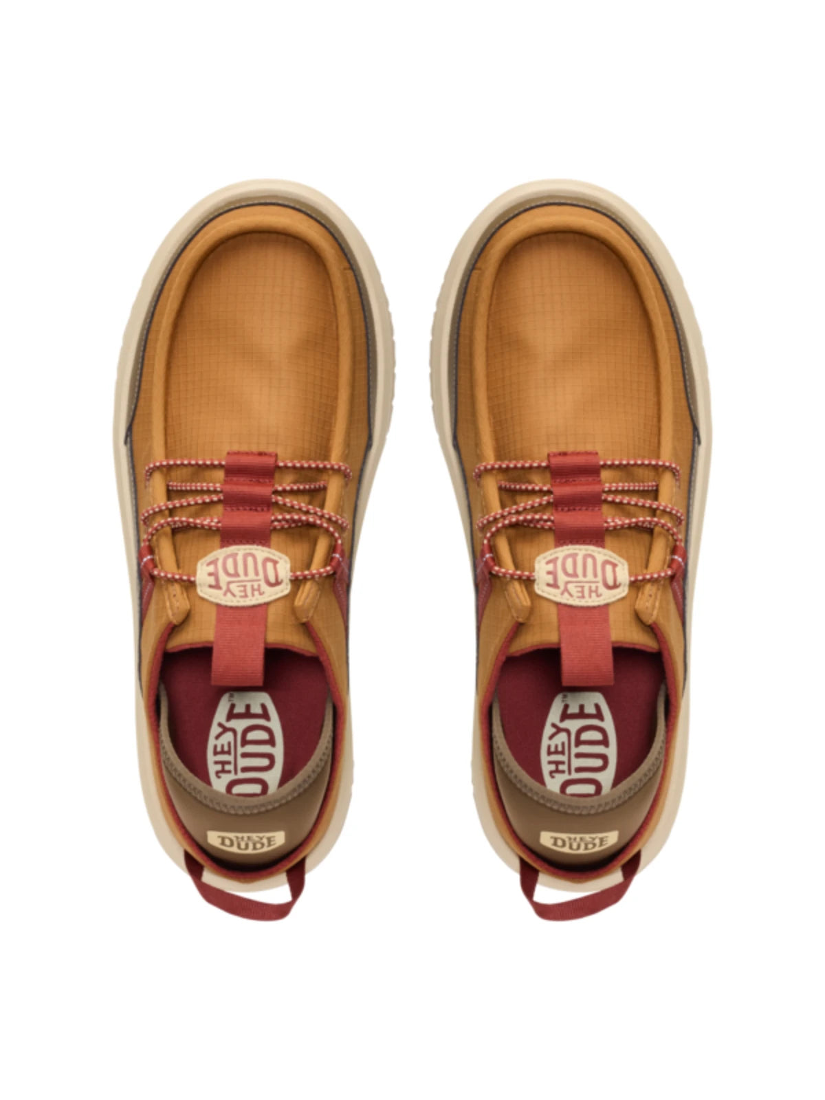 Hey Dude Mens - Bradley Blipper Nylon Bone Brown-Multi