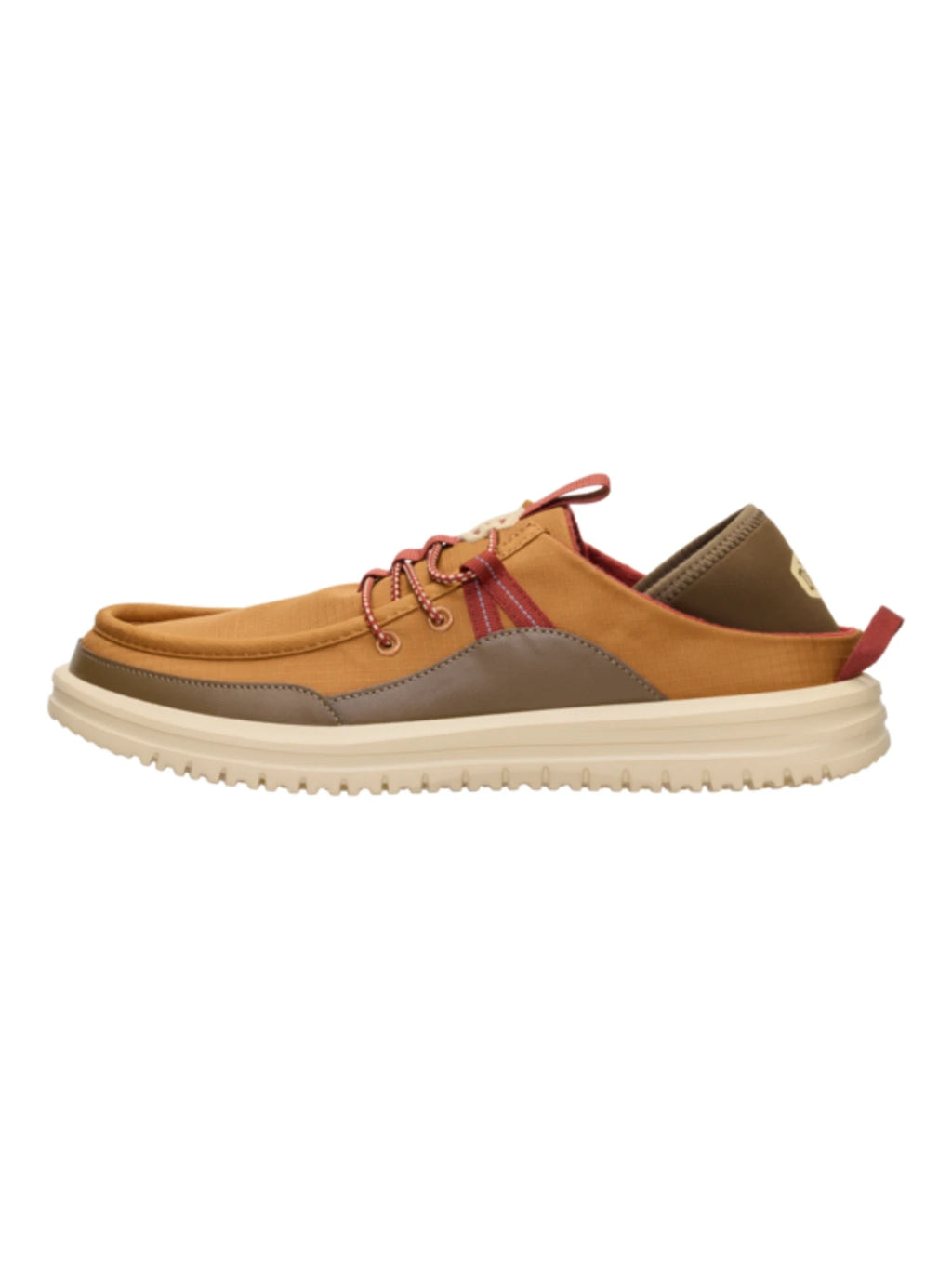 Hey Dude Mens - Bradley Blipper Nylon Bone Brown-Multi