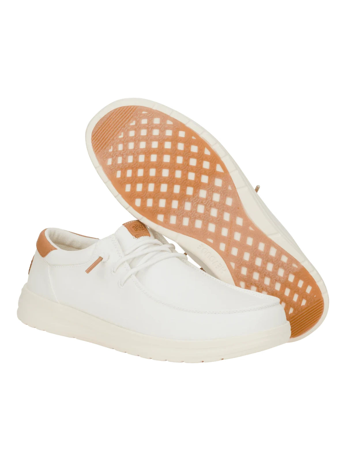 Hey Dude Mens - Paul Canvas White