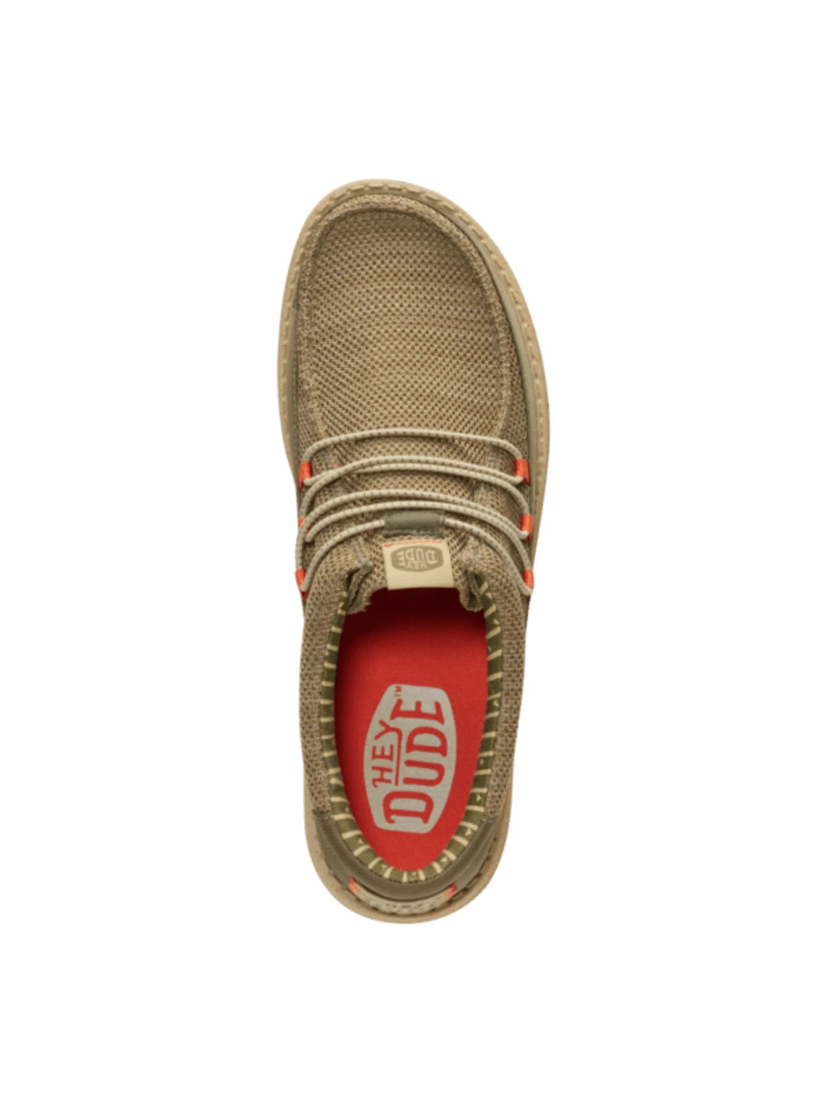 Hey Dude Mens - Wally Guard Stretch Sox Burnt Olive-Multi