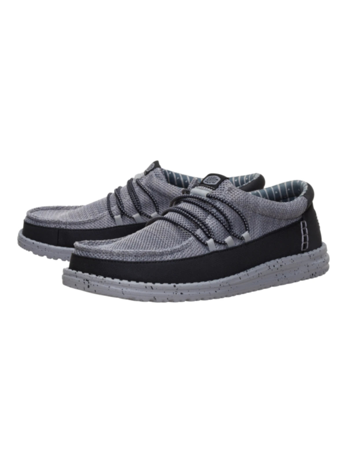 Hey Dude Mens - Wally Guard Stretch Sox Flannel Grey-Multi