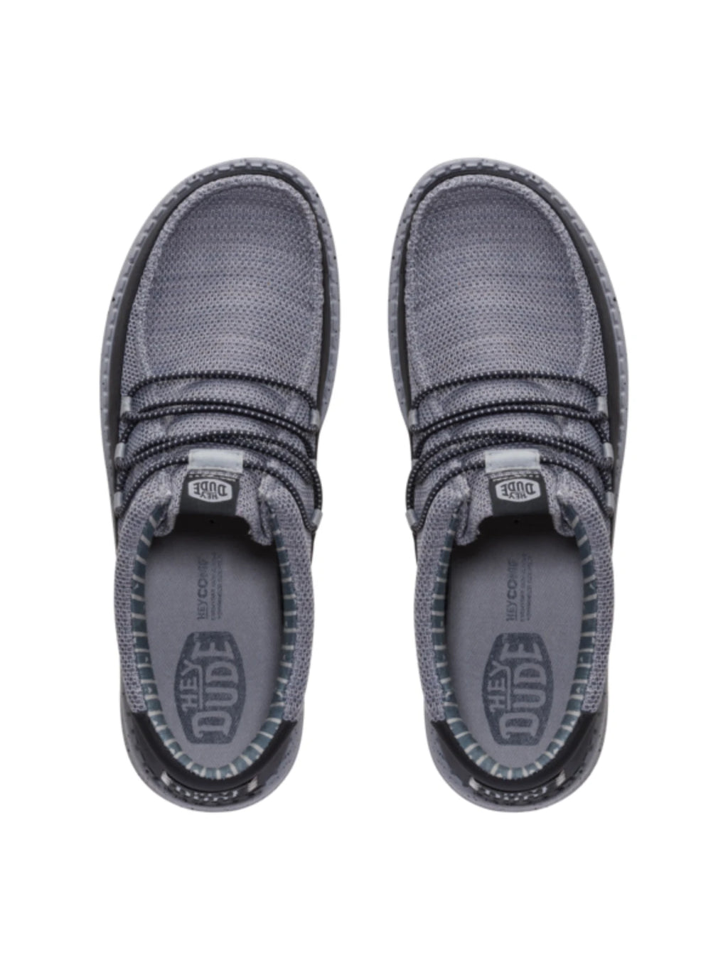 Hey Dude Mens - Wally Guard Stretch Sox Flannel Grey-Multi