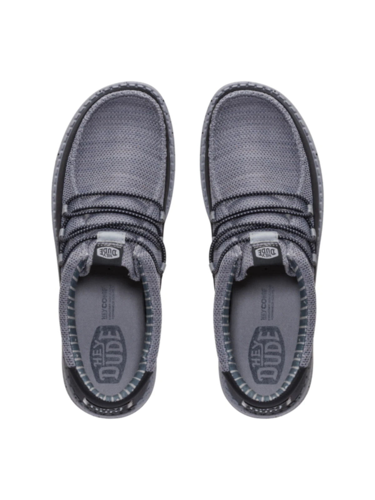 Hey Dude Mens - Wally Guard Stretch Sox Flannel Grey-Multi