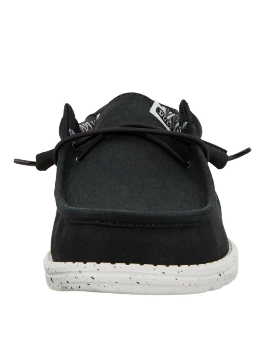 Hey Dude Mens - Wally Stretch Canvas Black-White
