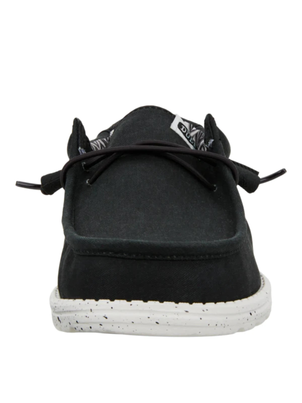 Hey Dude Mens - Wally Stretch Canvas Black-White