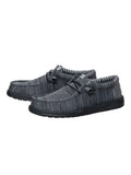 Hey Dude Mens - Wally Stretch Sox Granite Grey Black ( GrG/Blk )