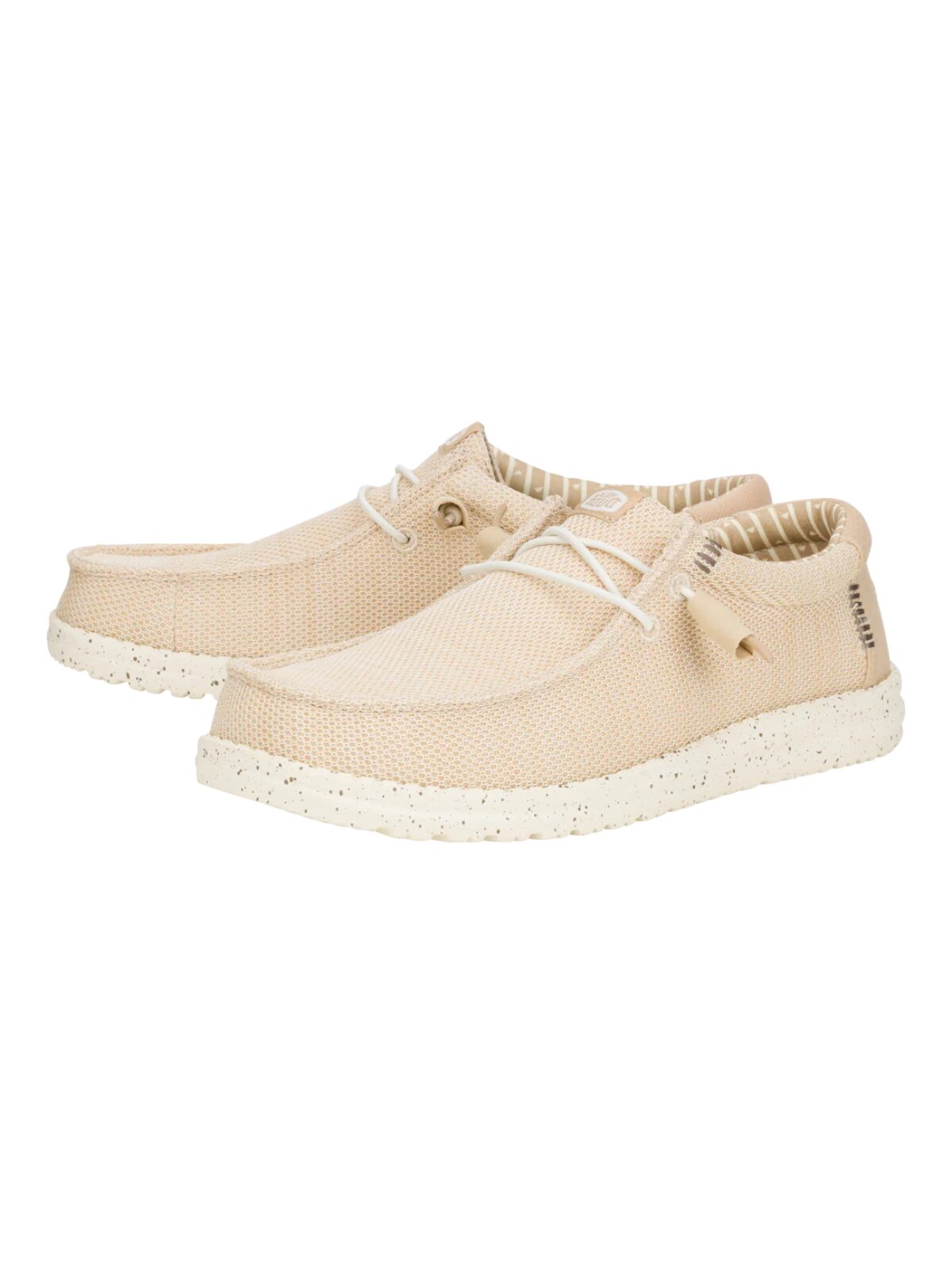 Hey Dude Mens - Wally Stretch Sox Irish Cream-Egret
