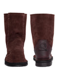 InStep Full Suede Sheepskin Boots - Brown