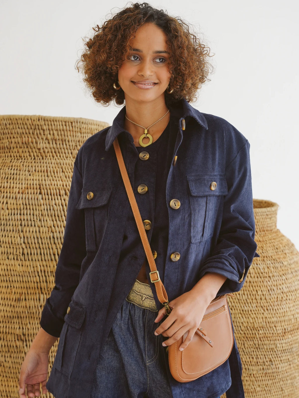 Just Cruizin Ladies Coat - Sammi Cotton Corduroy