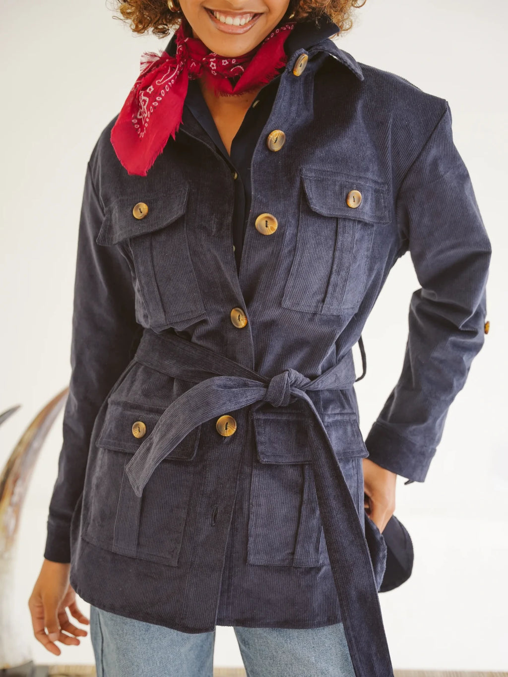 Just Cruizin Ladies Jacket - Safari Cotton Corduroy