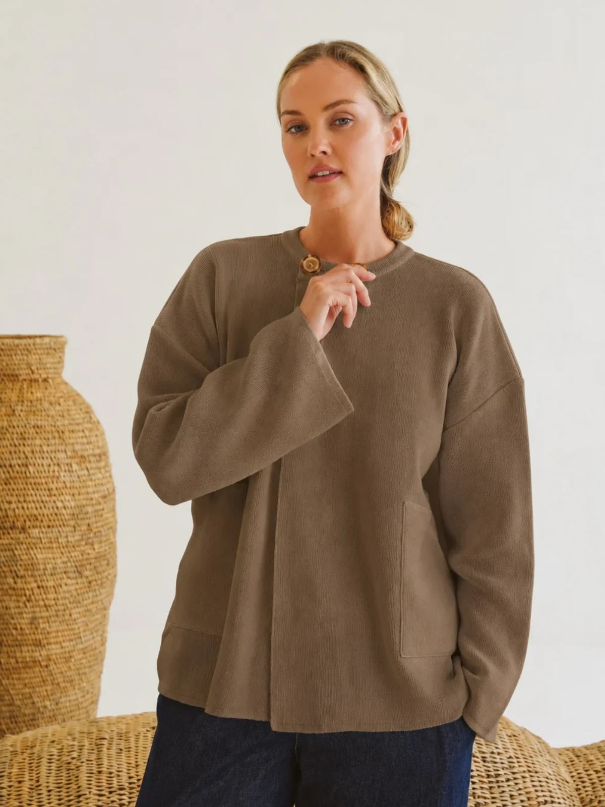 Just Cruizin Ladies Jacket - Sally Cotton Knit Jacket
