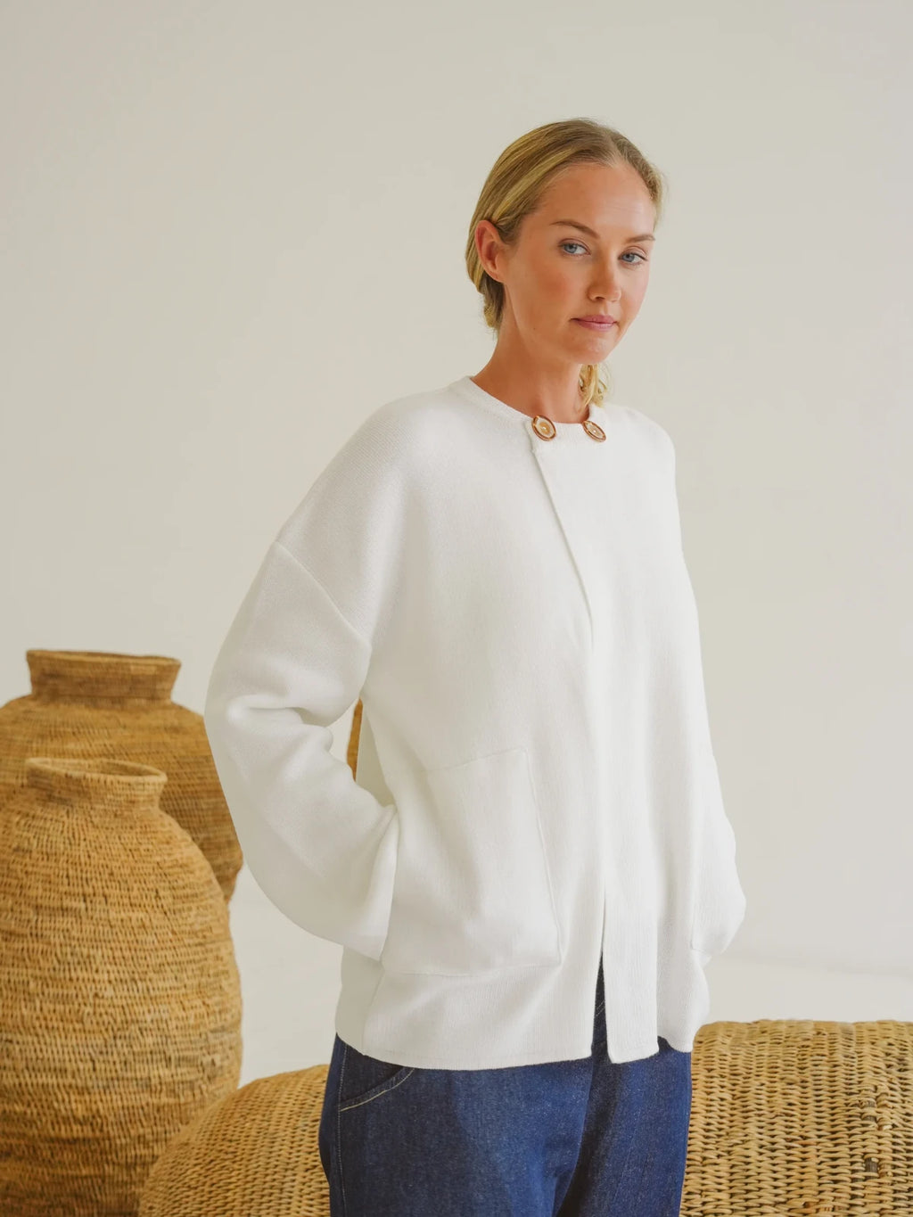 Just Cruizin Ladies Jacket - Sally Cotton Knit Jacket