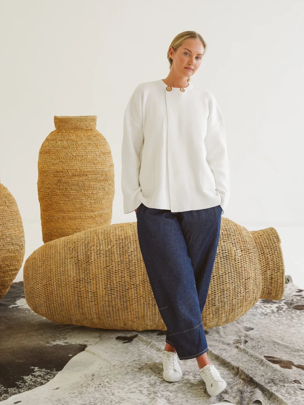 Just Cruizin Ladies Jacket - Sally Cotton Knit Jacket