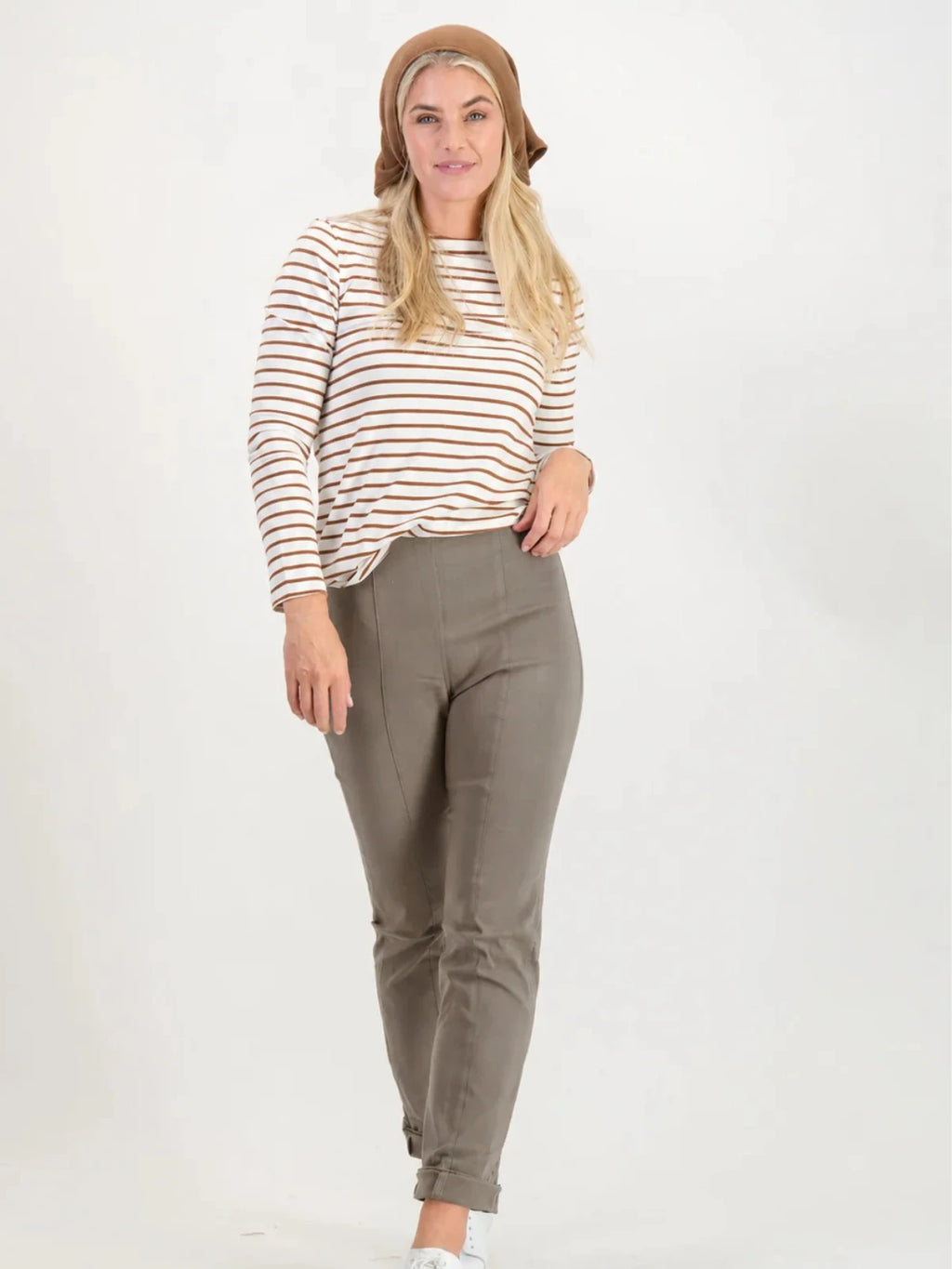 Just Cruizin Ladies Pants - Charlotte Bengaline Kick-Flare Pants