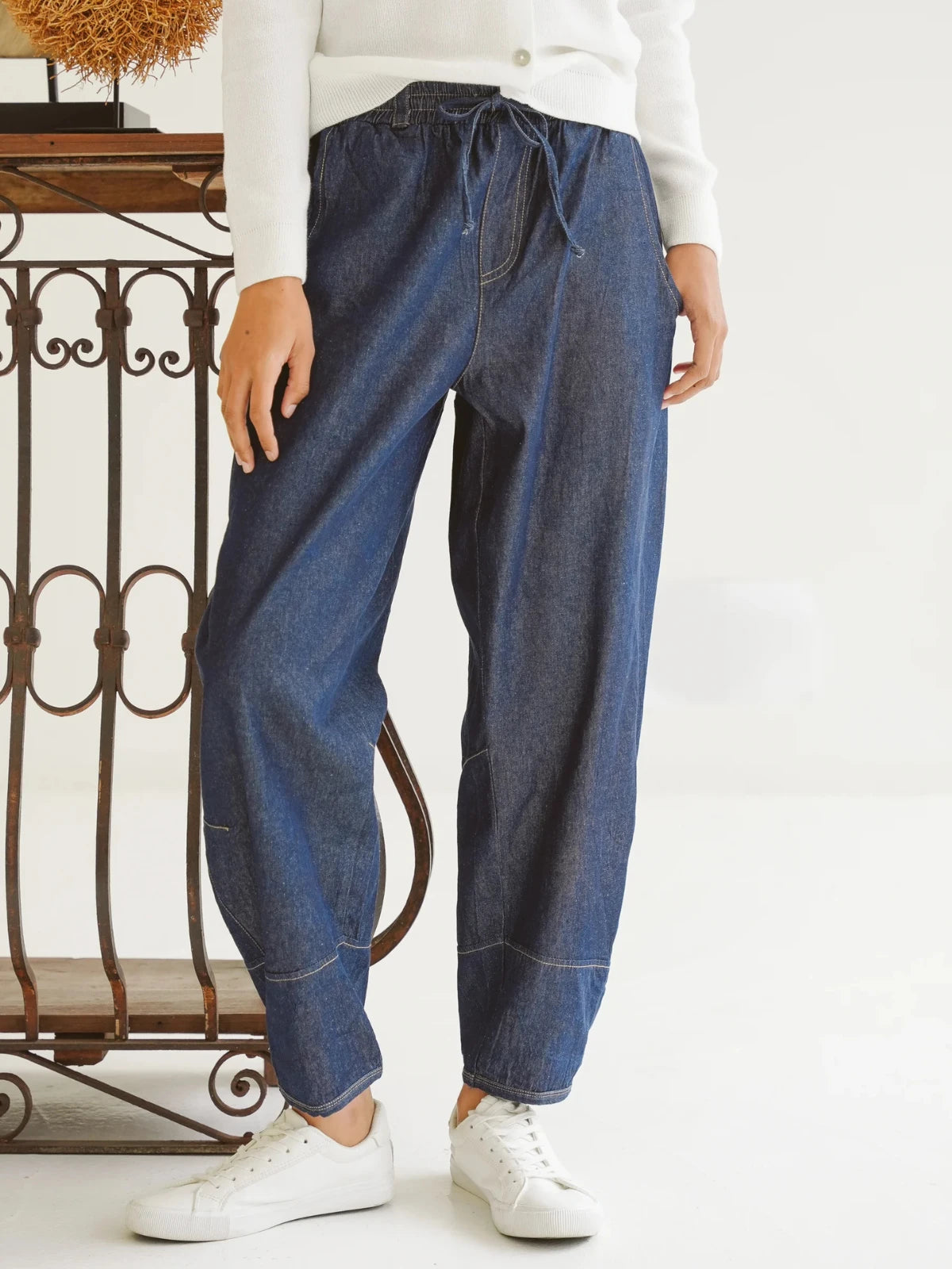 Just Cruizin Ladies Pants - Jo Denim Barrel Pants