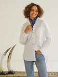 Just Cruizin Ladies Shirt - Sadie Cotton Poplin Boyfriend Shirt