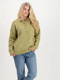Just Cruizin Ladies Top - Frankie Cotton Placket Knit