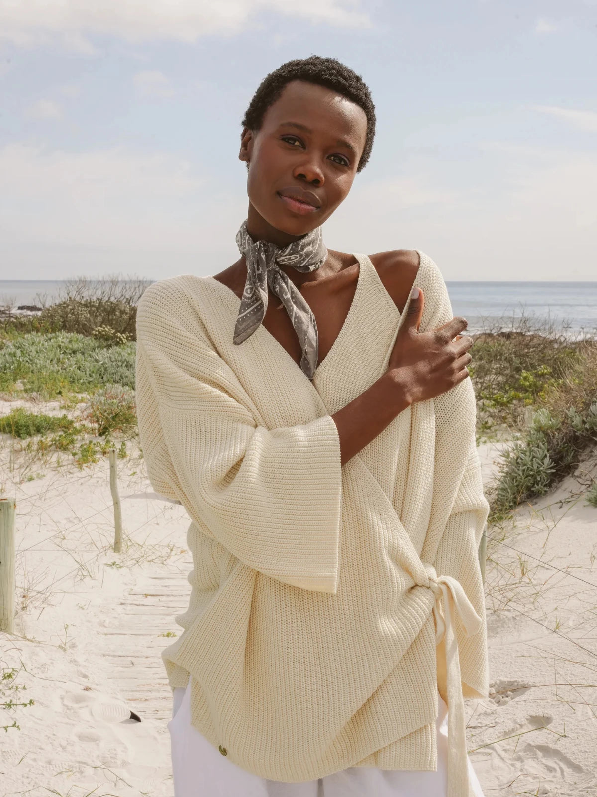 Just Cruizin Ladies Wrap Knit - Nova Cotton Wrap Knit