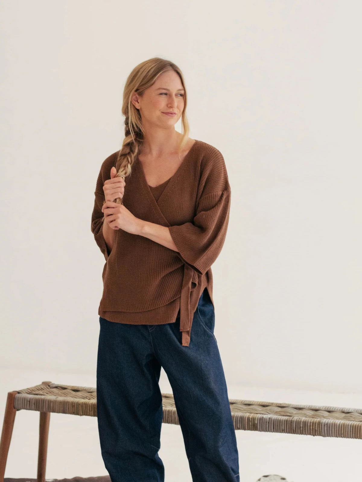 Just Cruizin Ladies Wrap Knit - Nova Cotton Wrap Knit