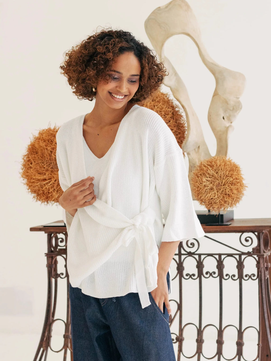 Just Cruizin Ladies Wrap Knit - Nova Cotton Wrap Knit