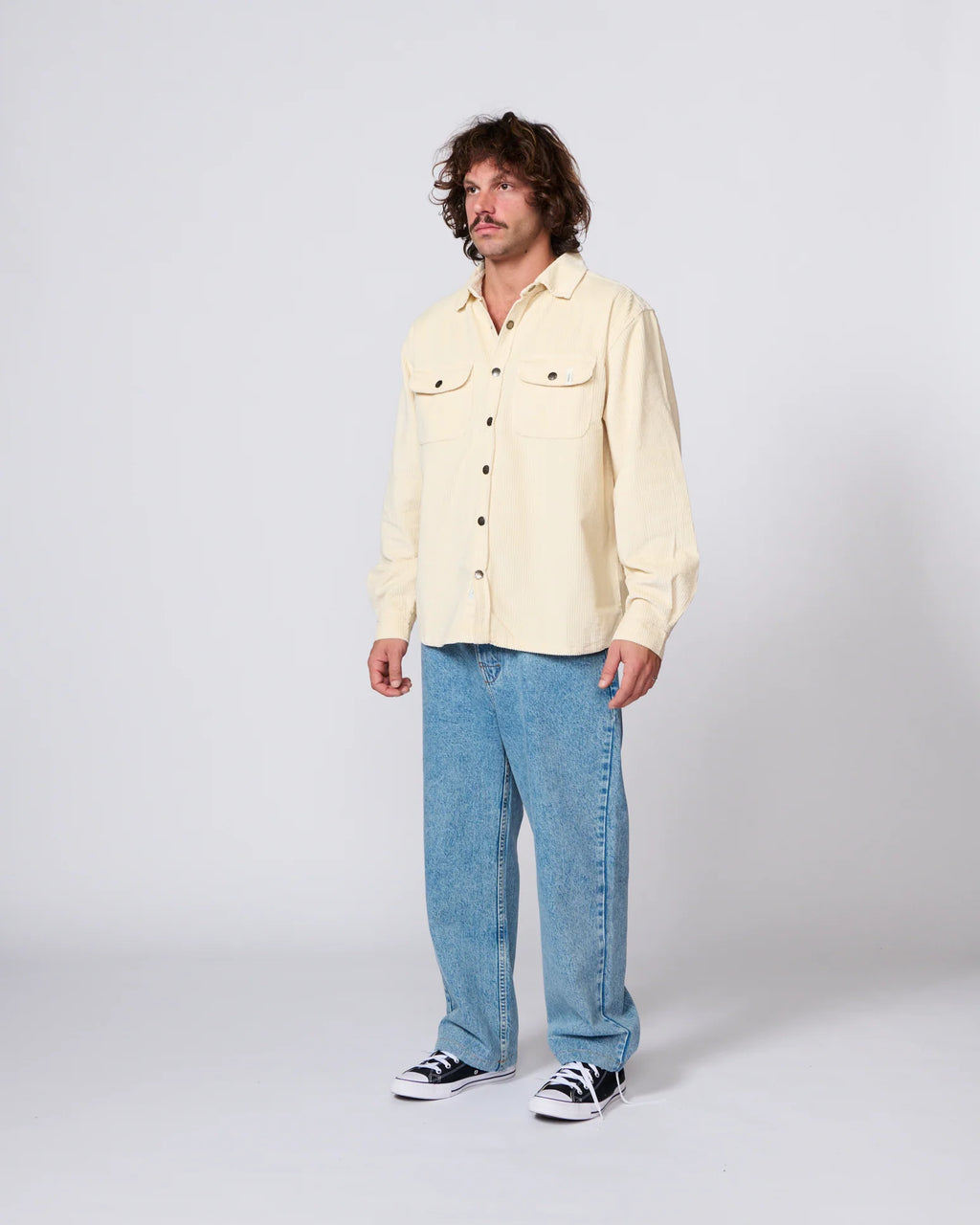 Critical Slide Mens Shirt - Surface Cord Overshirt LS '26