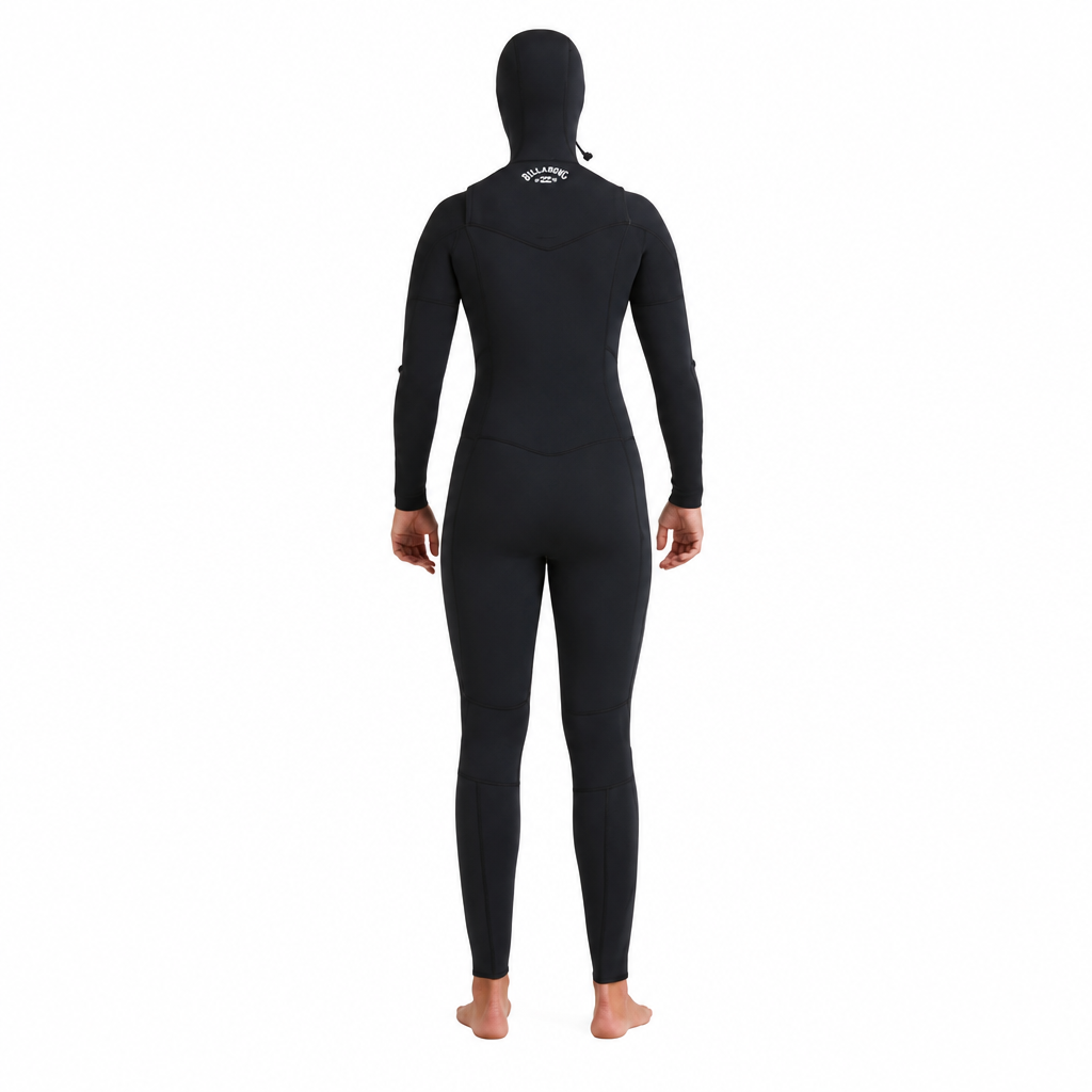 Billabong Ladies 4/3mm Salty Dayz Hooded Natural