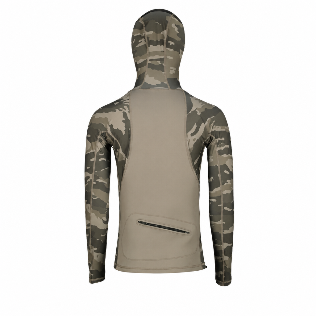 Hurley Mens Surf Top  - Coast Guard Surf Top Hooded LS