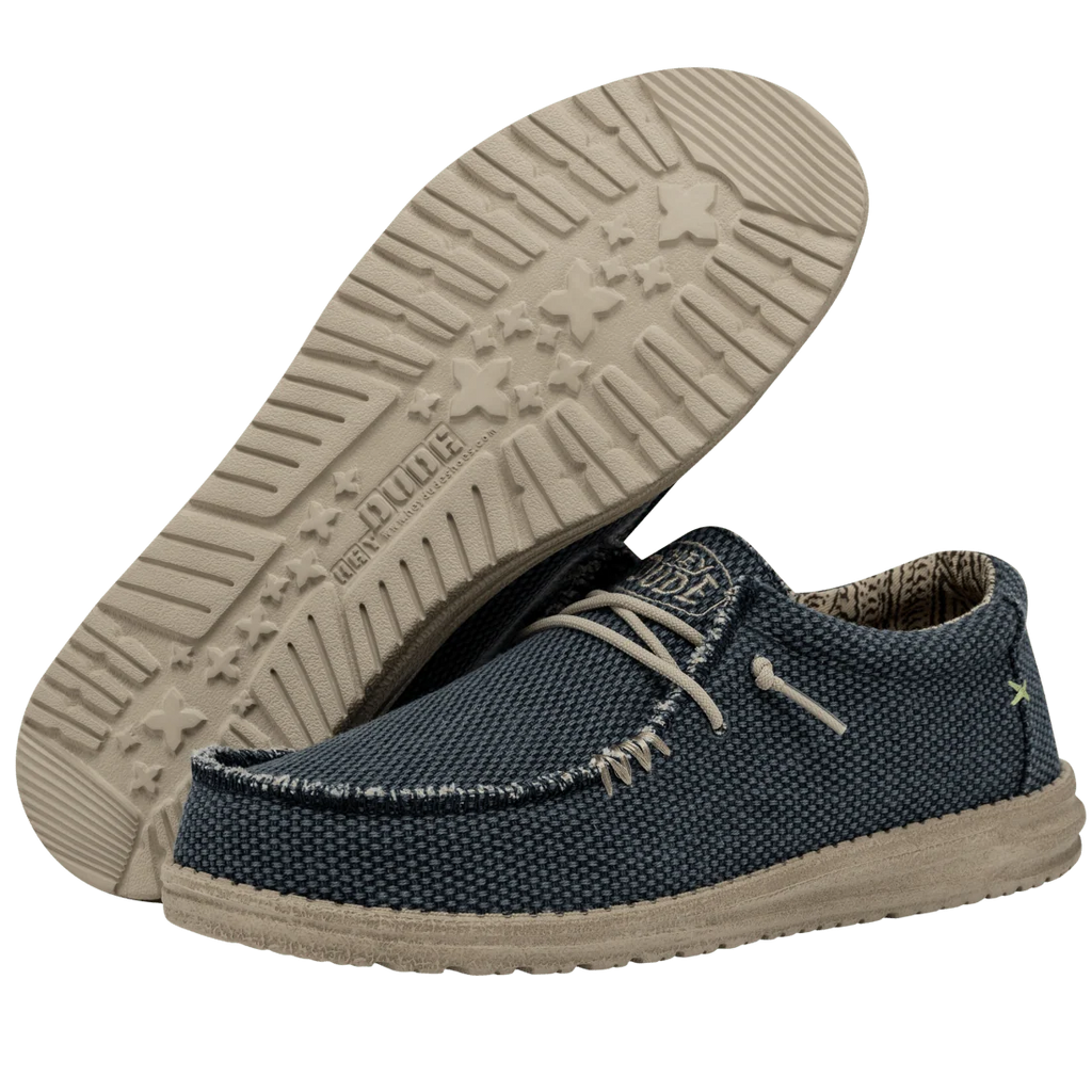 Hey Dude Mens - Wally Braided Blue Night