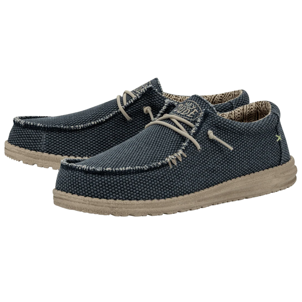 Hey Dude Mens - Wally Braided Blue Night