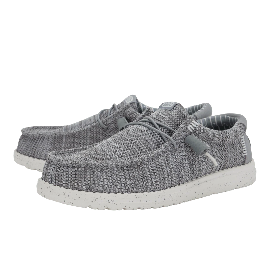 Hey Dude Mens - Wally Stretch Sox Grey