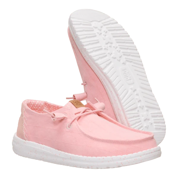 Hey Dude Ladies - Wendy Chambray Grid Pale Pink