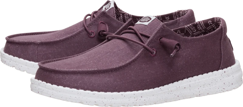 Hey Dude Ladies - Wendy Stretch Canvas Huckleberry