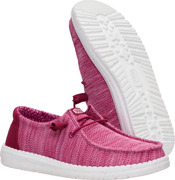 Hey Dude Ladies - Wendy Stretch Sox Rumba Red